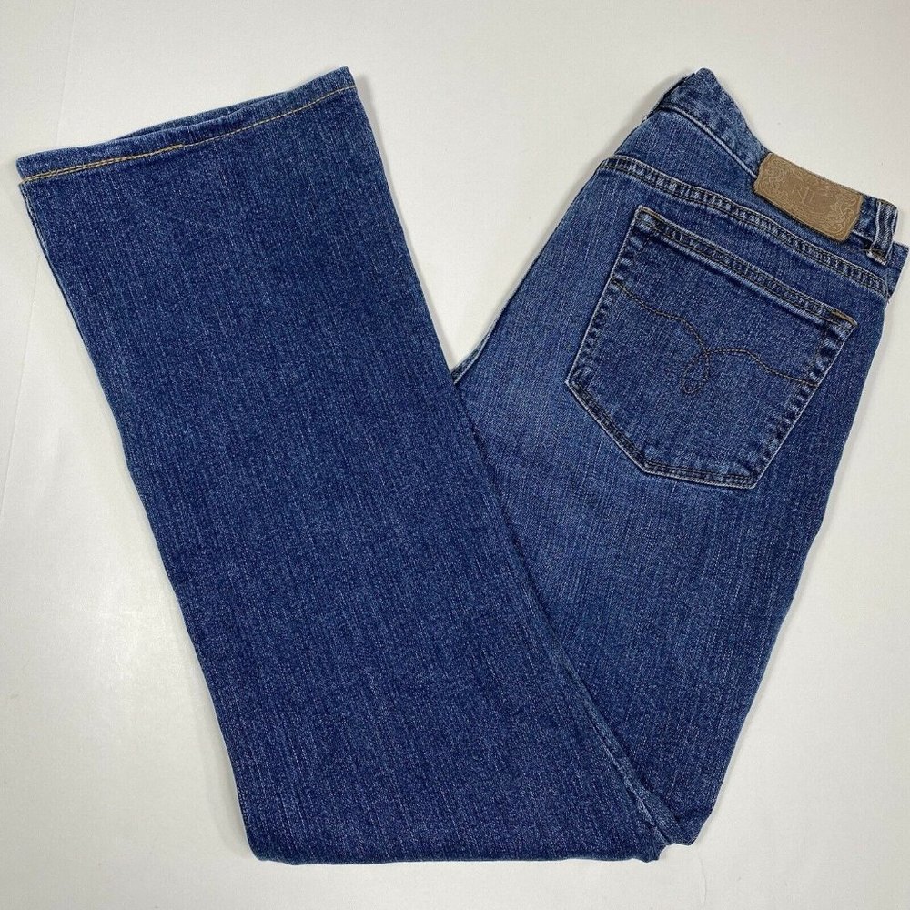 LRL Ralph Lauren Blue Jeans CO Womens Classic Bootcut Dark Wash Size 8 Jeans - Picture 10 of 10